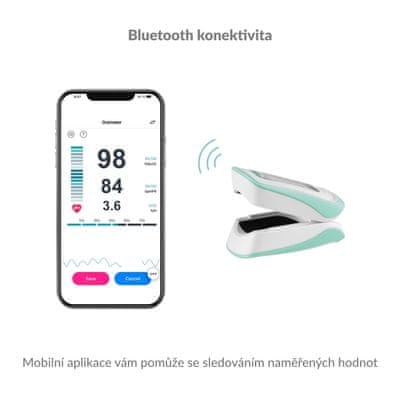 Pulzný Oxymeter Truelife X5 BT Bluetooth