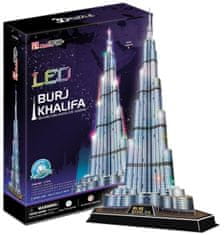 CubicFun Svietiace 3D puzzle Burdž Chalífa 136 dielikov