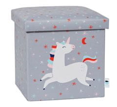 Love It Store It Box na hračky / stolička, Happy Kids - Unicorn