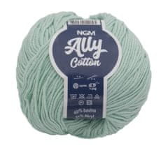 Priadza ALLY cotton - 50g / 140 m - mentolová