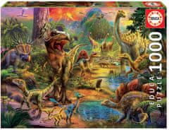 EDUCA Puzzle Územie dinosaurov 1000 dielikov