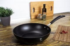 Berlingerhaus Panvica WOK s titánovým povrchom 28 cm Black Professional Line