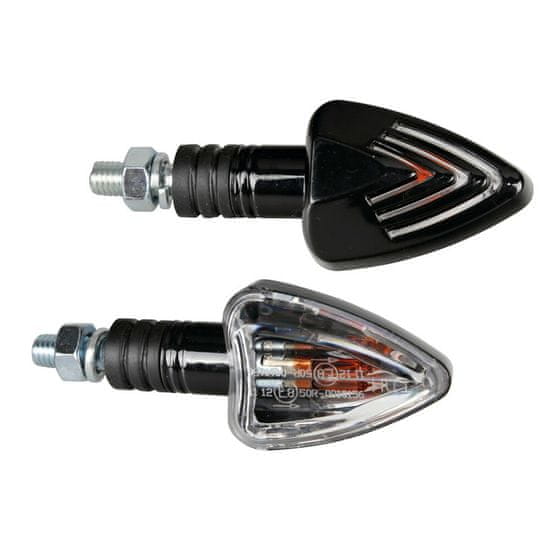 LAMPA FOCAL moto smerovky čierne 2ks