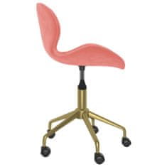 Vidaxl 335034 Swivel Dining Chairs 2 pcs Pink Velvet