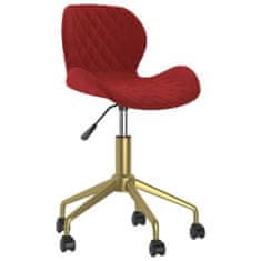 Vidaxl 335035 Swivel Dining Chairs 2 pcs Wine Red Velvet