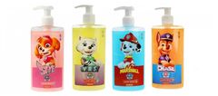 Paw Patrol Tlapková patrola Skye+Everest+Chase+Marshall tekuté mydlo 4x300ml