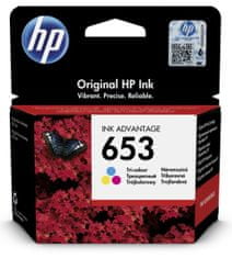 HP 653 trojfarebná - originálna náplň (3YM74AE)