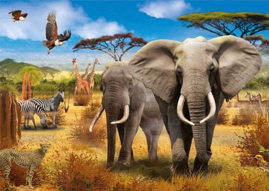 Jumbo Puzzle Africká savana 500 dielikov