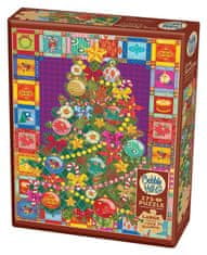 Cobble Hill Puzzle Vianočný stromček na prikrývke XL 275 dielikov
