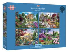 Gibsons Puzzle Flora & Fauna 4x500 dielikov