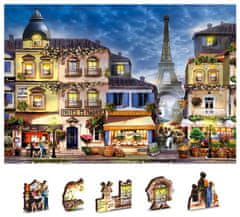 Wooden city Drevené puzzle Raňajky v Paríži 2v1, 150 dielikov EKO