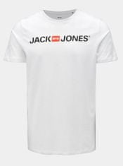 Jack&Jones Biele tričko s potlačou Jack & Jones XL