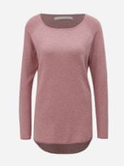 ONLY Ružový tenký basic sveter ONLY Mila M