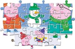 Clementoni Puzzle Prasiatko Peppa: Zima MAXI 104 dielikov