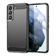 IZMAEL Carbon Shield TPU puzdro pre Samsung Galaxy S22 - Čierna KP13709