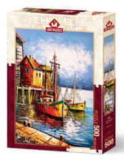 Art puzzle Puzzle Oranžový prístav 500 dielikov