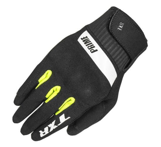 TXR Dámske rukavice na motorku Prime čierno-žlté M