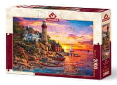 Art puzzle Puzzle Nádherný západ slnka 2000 dielikov