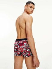 Tommy Hilfiger Modro-červené vzorované boxerky Tommy Hilfiger Underwear L