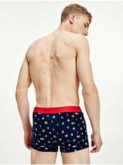 Tommy Hilfiger Tmavomodré pánske vzorované boxerky Tommy Hilfiger Underwear S