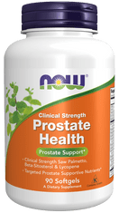 NOW Foods Prostate Health Clinical Strength (zdraví prostaty), 90 softgelových kapslí