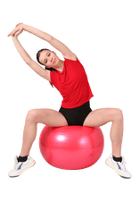 Unison  Gymnastická relaxačná lopta gym ball 65 cm modrá