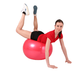 Unison Gymnastická relaxačná lopta gym ball 55 cm červená