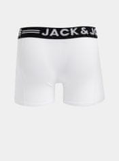 Jack&Jones Súprava troch boxeriek v bielej farbe Jack & Jones Sense M