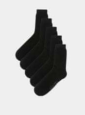 Jack&Jones Súprava piatich párov ponožiek v čiernej farbe Jack & Jones Jens UNI