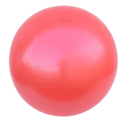 Unison Gymnastická relaxačná lopta gym ball 65 cm červená