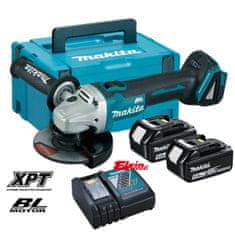 Makita aku uhlová brúska 125mm Li-ion 18V 5,0Ah