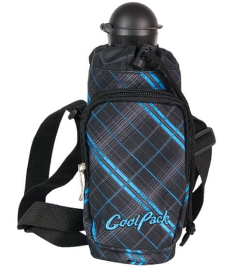 CoolPack Fľaša s puzdrom Tramp Scotish blue