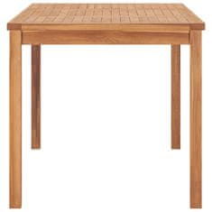 Petromila vidaXL Záhradný jedálenský stôl 140x80x77 cm teakový masív