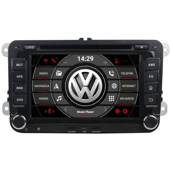 TomiMax 010 Android 12 autorádio VW, ŠKODA, Seat