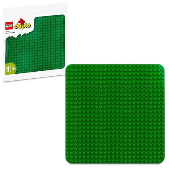 LEGO DUPLO 10980 Zelená podložka na stavanie - rozbalené