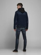 Jack&Jones Tmavomodré slim fit rifle Jack & Jones Glenn 30/32