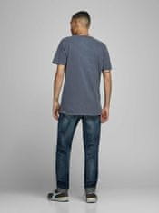 Jack&Jones Modré pánske tričko Jack & Jones S