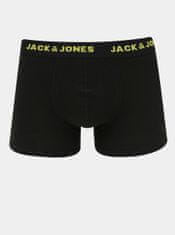 Jack&Jones Sada siedmich čiernych boxeriek Jack & Jones Basic M