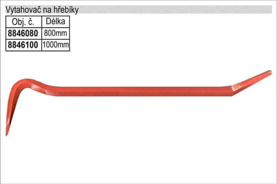 RENNSTEIG  ULTIMAX Páčidlo s rázštepom s oválnym telom 1000mm (9R27510002, 275-1000-2)