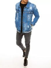 Dstreet Pánska jeansová bunda Elin modrá M