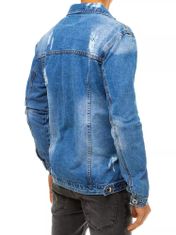 Dstreet Pánska jeansová bunda Elin modrá M