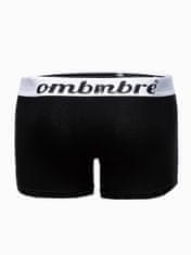 OMBRE Pánske boxerky Kay 3 pack čierna XXL