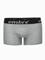 OMBRE Pánske boxerky Kay 3 pack šedá XL