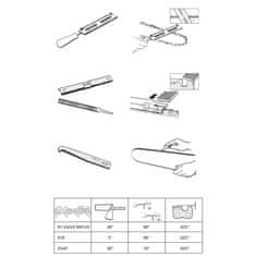 Texas Sada na ostrenie 3/8" Hobby (4,0 mm) TEXAS