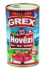 Grexa konz. pes hovädzie 1280g