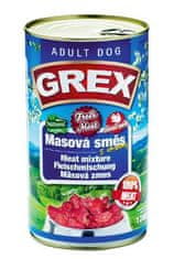 Grexa konz. pes mas.směs 1280g