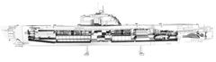 Metal Earth 3D puzzle Nemecká ponorka typ XXI