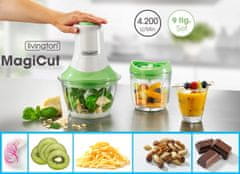 Mediashop krájač Livington MagiCut 9v1, nádoby 1000+360 ml