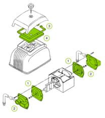 ALITA DRK120.6 Servisný kit pre kompresor AL-120