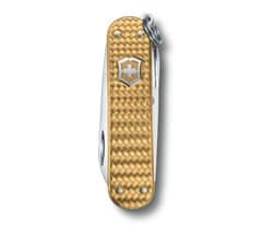 Victorinox 0.6221.408G Classic SD Precious Alox Brass Gold multifunkčný nôž 58mm, zlatá mosadz